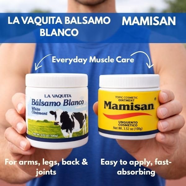 LA VAQUITA open jar texture showing smooth ointment consistency for fast absorption