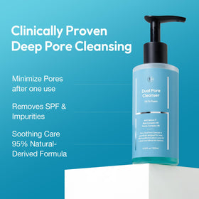LAB BY He is_ oil-to-foam texture swatch demonstrating cleansing lather and smooth feel