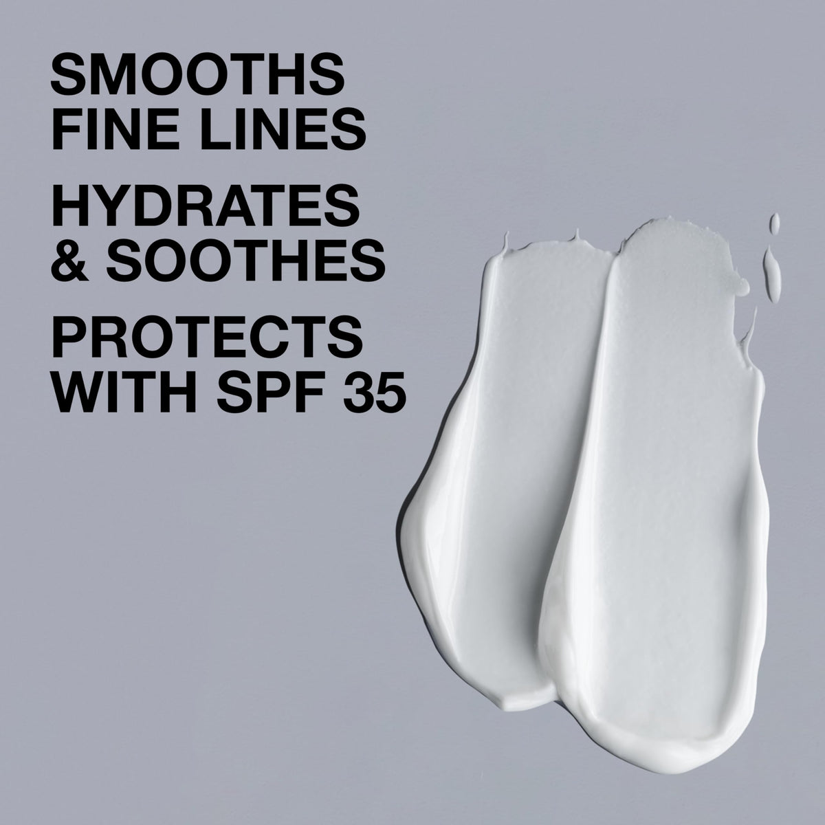 Lab Series applied on man’s face demonstrating non greasy finish benefit