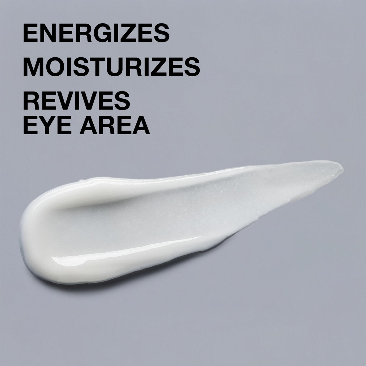 Lab Series product on palm ready to apply for energized under-eye benefit
