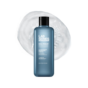 Lab Series front packaging showing product and clear branding, conveys trusted formula