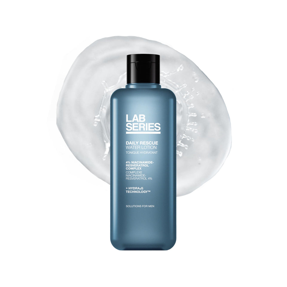 Lab Series front packaging showing product and clear branding, conveys trusted formula