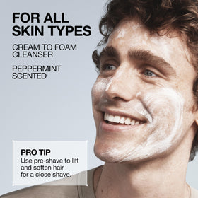 Lab Series micro-silica beads close-up showing exfoliating action
