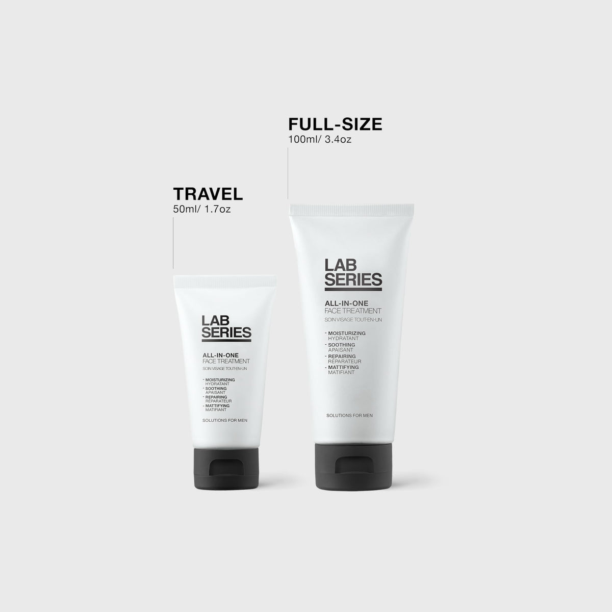 Lab Series product used after shaving showing calming and soothing benefit