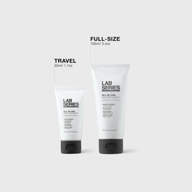 Lab Series product used after shaving showing calming and soothing benefit
