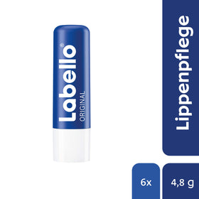 Labello open stick texture close-up demonstrating smooth glide benefit