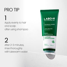 LABO-H application in hands demonstrating easy spreadability and lightweight feel