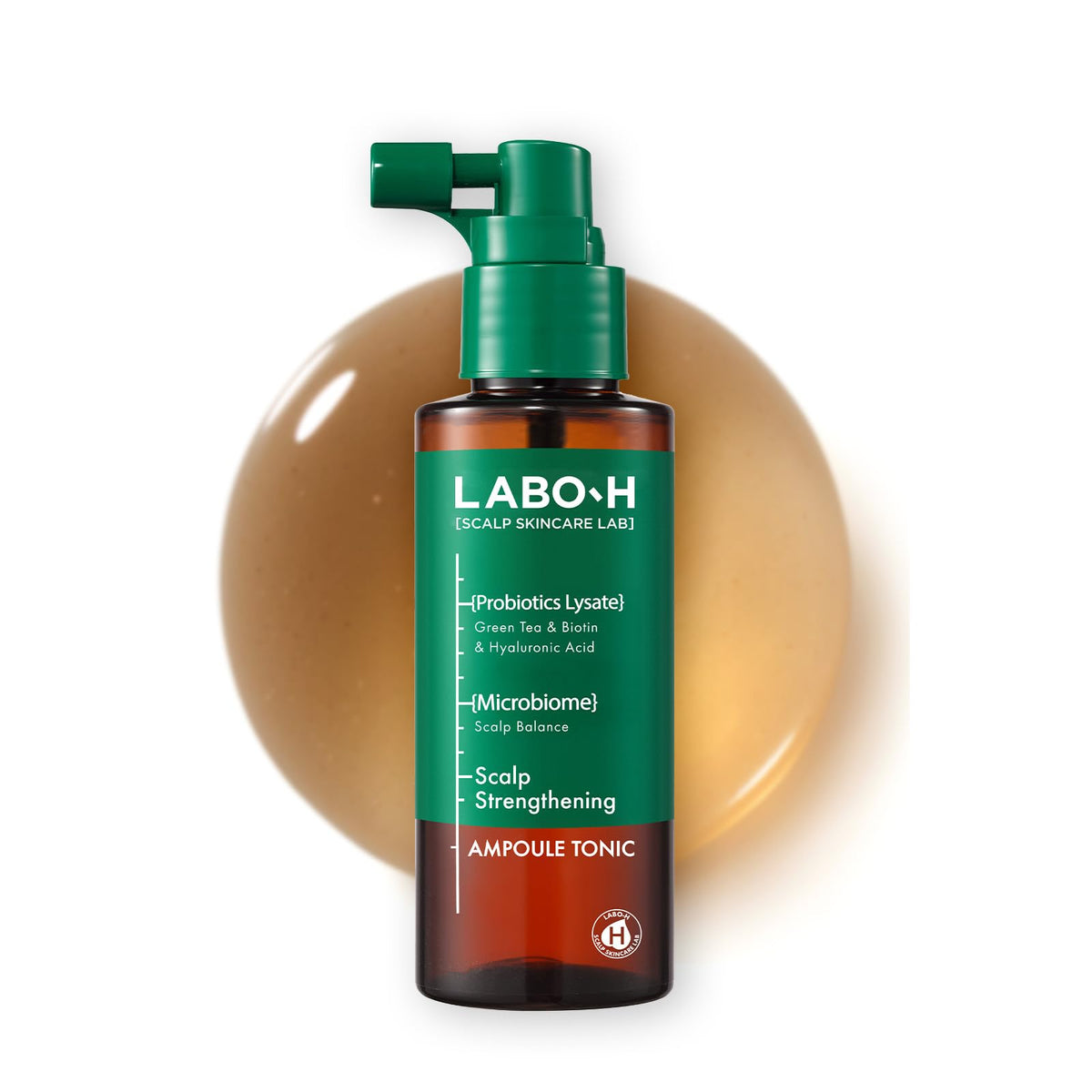 LABO-H front packaging showing bottle and label for clear identification