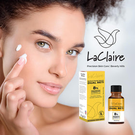 LaClaire pipette dispensing a serum drop, precise application and concentrated formula