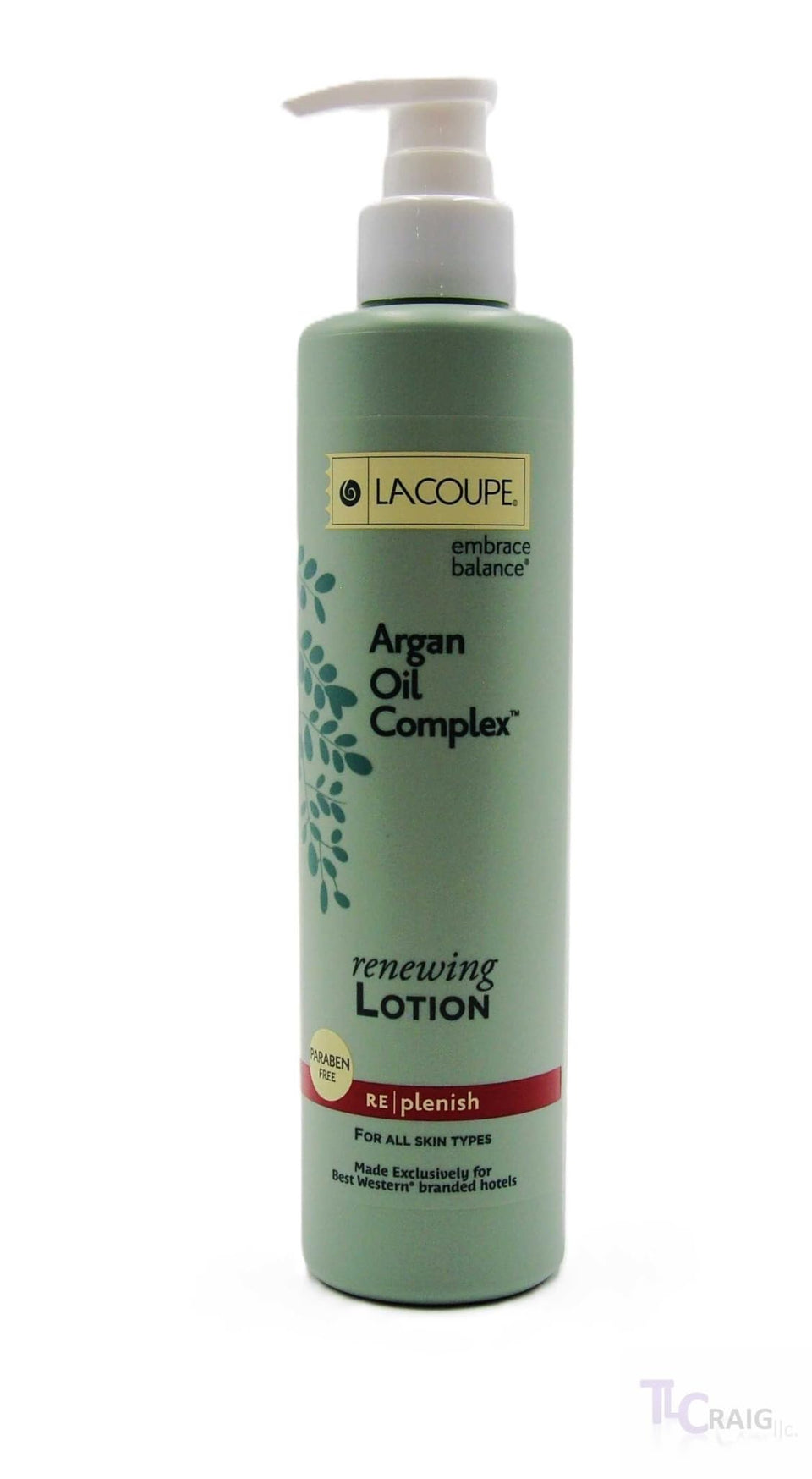 LACOUPE front pump bottle showing clean packaging and easy dispensing benefit