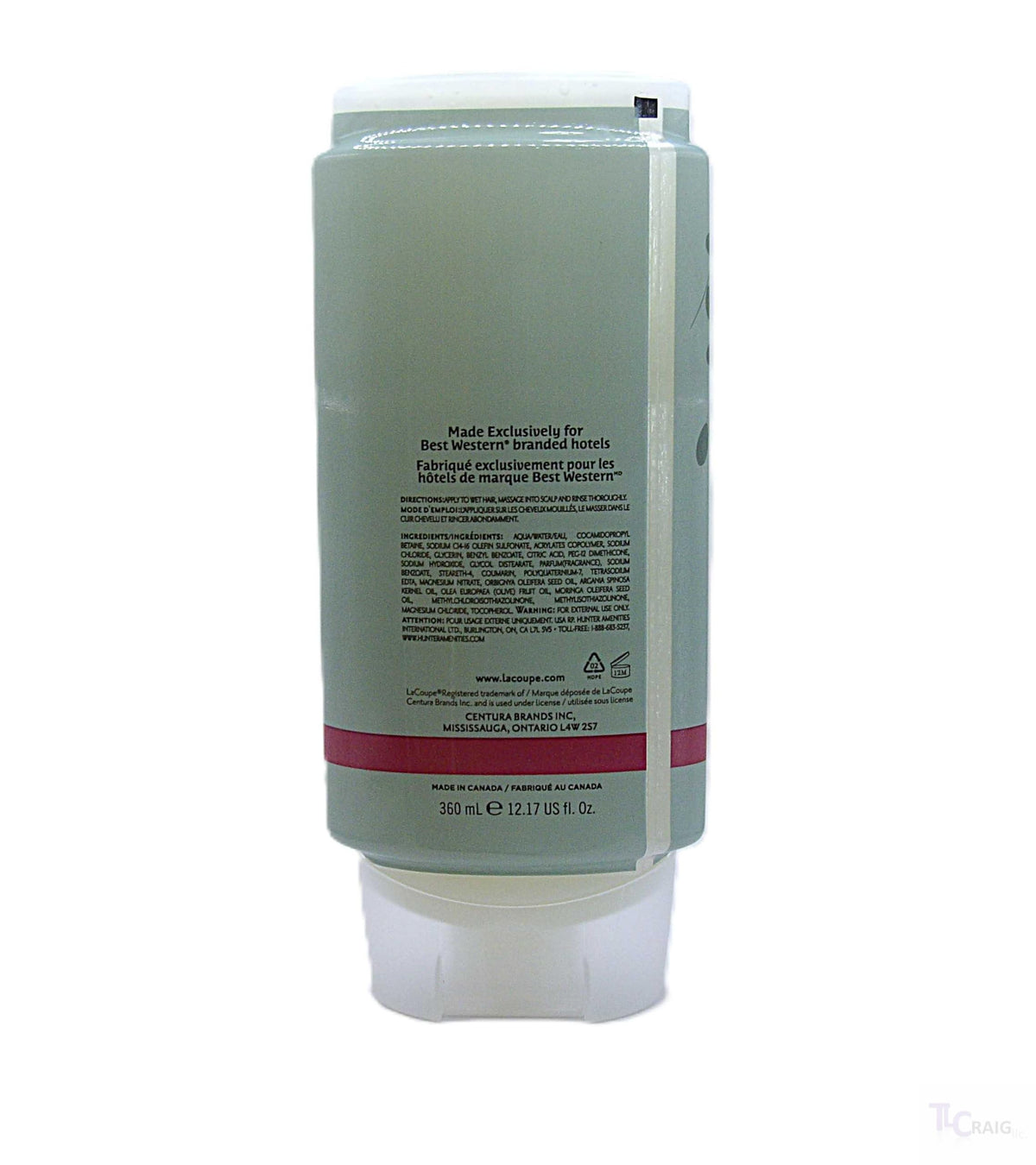 LACOUPE pump bottle dispensing product for easy controlled use benefit
