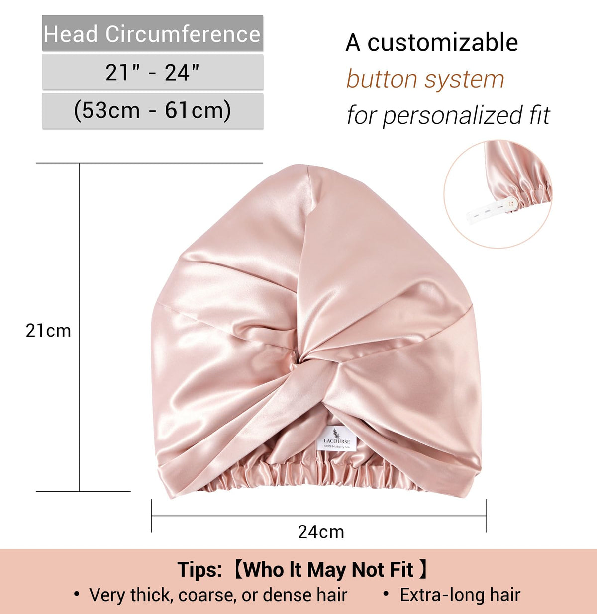 LaCourse silk scrunchie paired with bonnet showing complete set benefit: gentle ponytail care