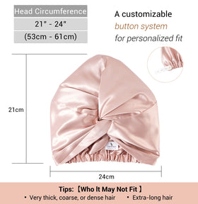 LaCourse silk scrunchie paired with bonnet showing complete set benefit: gentle ponytail care