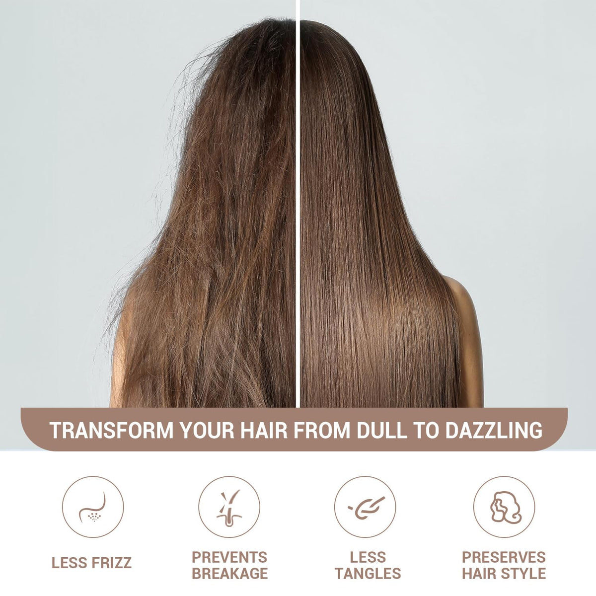 LaCourse silk scrunchie included to protect ponytails and reduce creases