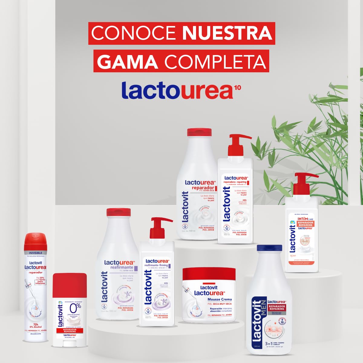 Lactovit bottle in bathroom lifestyle showing daily routine use and long-lasting hydration benefit
