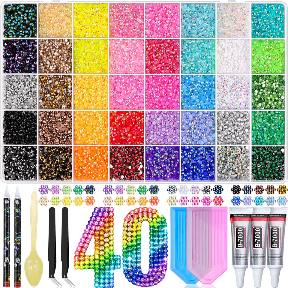 Lacuewa front packaging showing kit components and color count for quick starter benefit