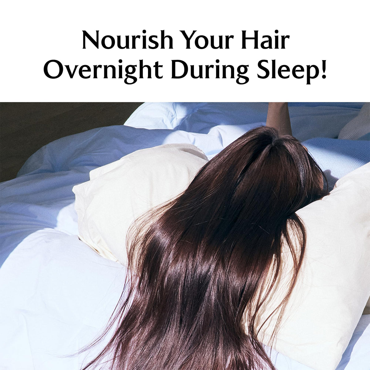 LA'DOR product applied in hand for easy nighttime use