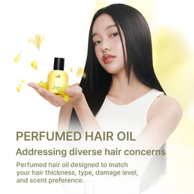 LA'DOR close-up of pump and label highlighting clean ingredients benefit