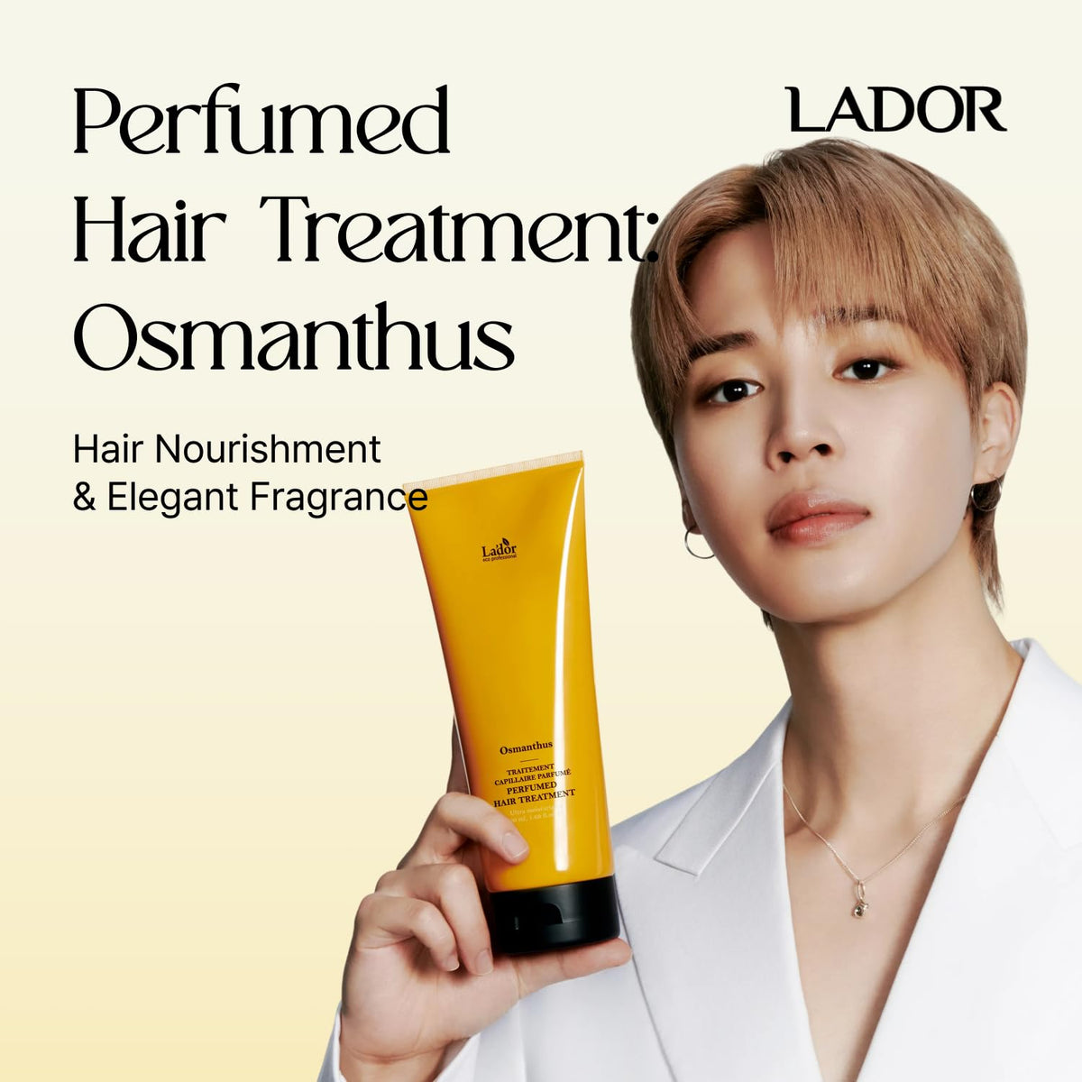 LA'DOR open jar showing gel-cream texture delivering intensive nourishment