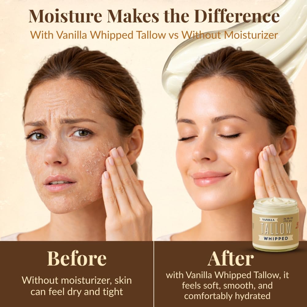 Lady May Tallow label and ingredients emphasizing simple clean formulation benefit