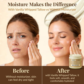 Lady May Tallow label and ingredients emphasizing simple clean formulation benefit