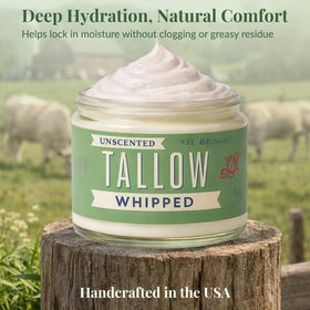 Lady May Tallow on bathroom vanity lifestyle scene showing everyday family use benefit