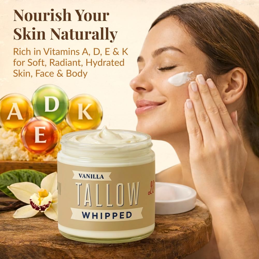 Lady May Tallow vanilla oil detail highlighting natural scent and soothing comfort