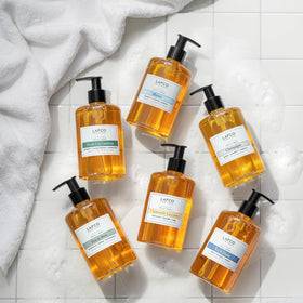 LAFCO NEW YORK ingredients label close-up emphasizing plant-based formulation