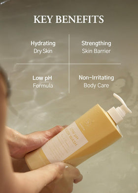 laferme label and ingredient list showing organic, low-irritant formulation benefit