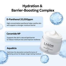 LAGOM visual of ceramide ingredient emphasizing barrier support benefit