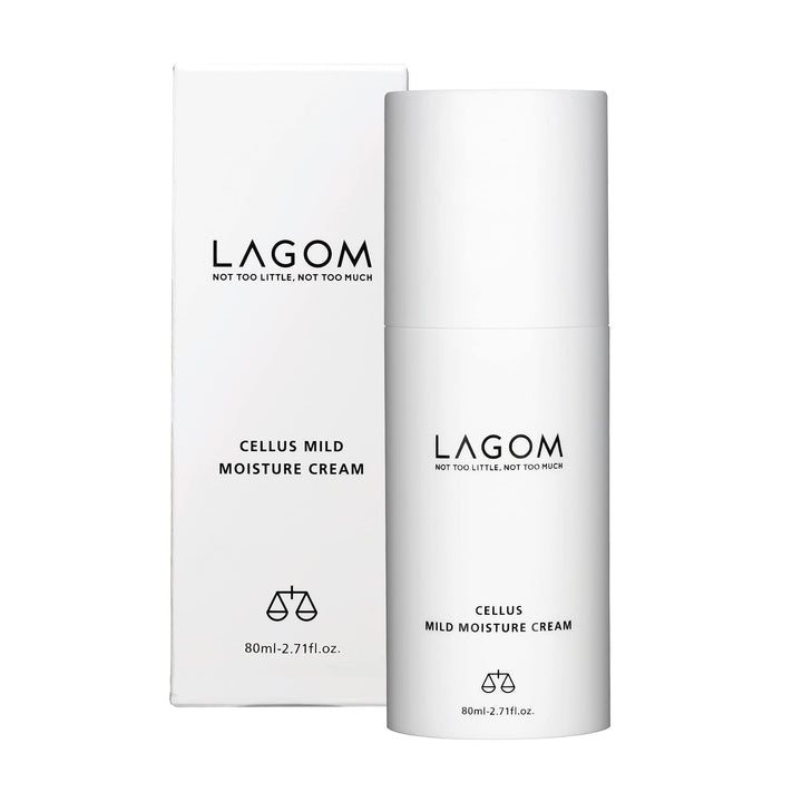 LAGOM front packaging showing tube and product name with clear benefit