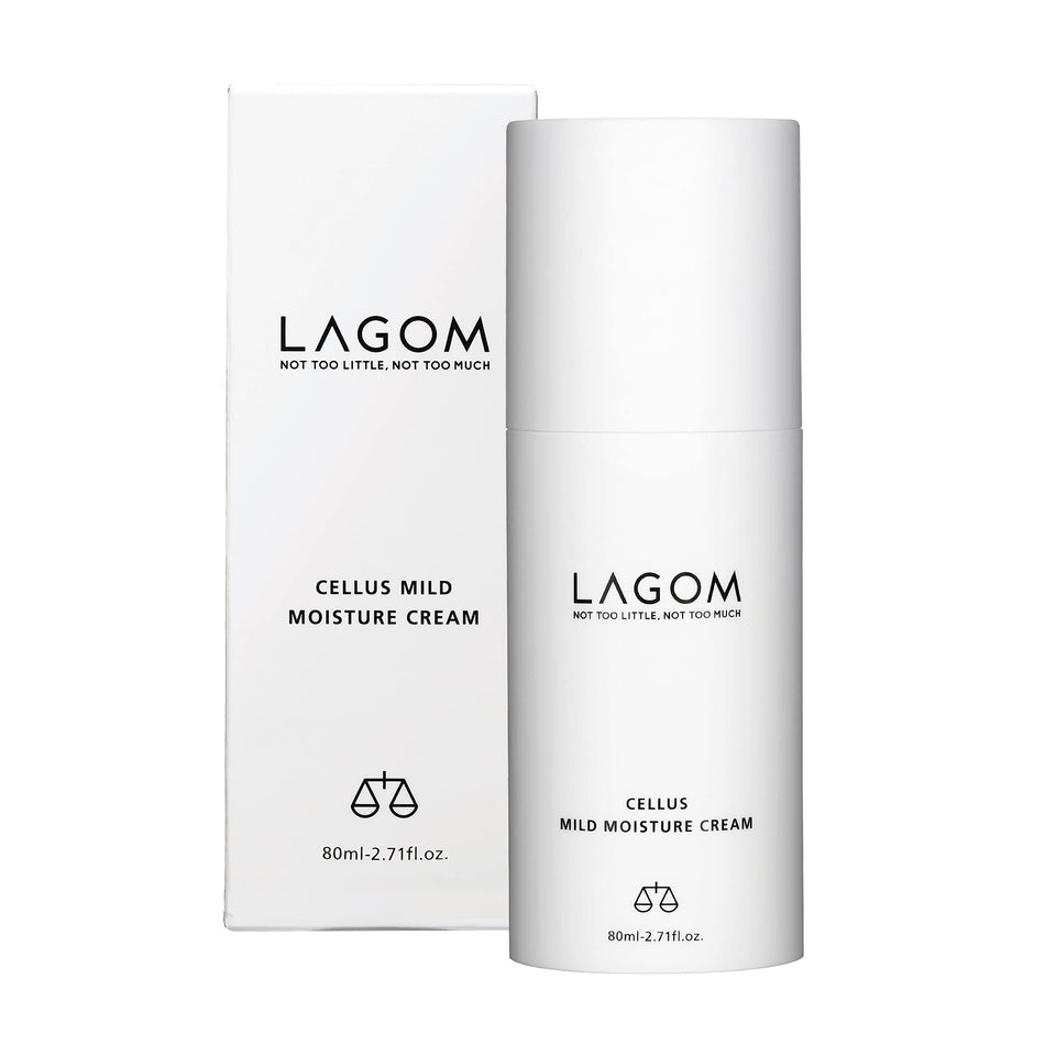 LAGOM front packaging showing tube and product name with clear benefit