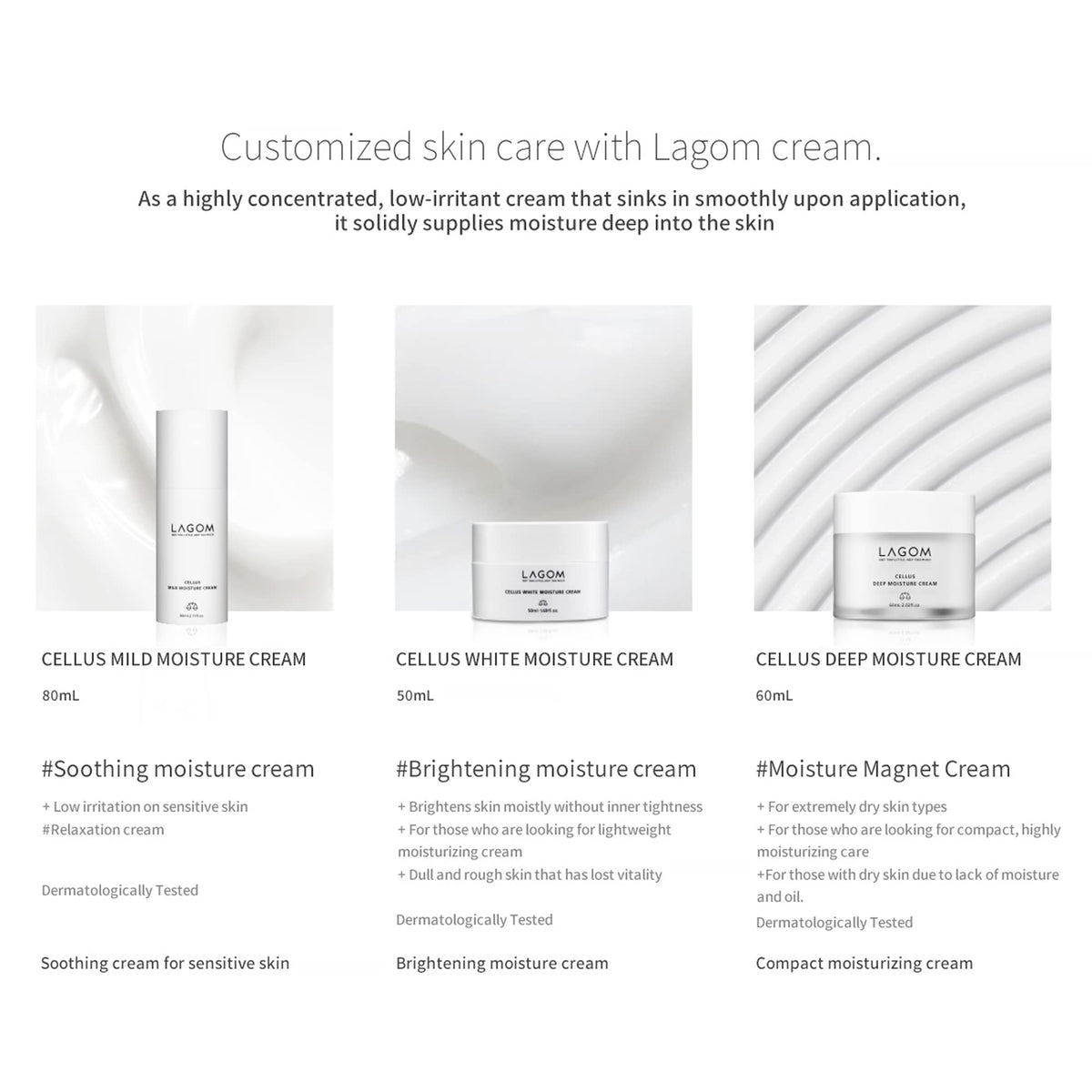 LAGOM in a morning skincare setup conveying gentle daily hydration