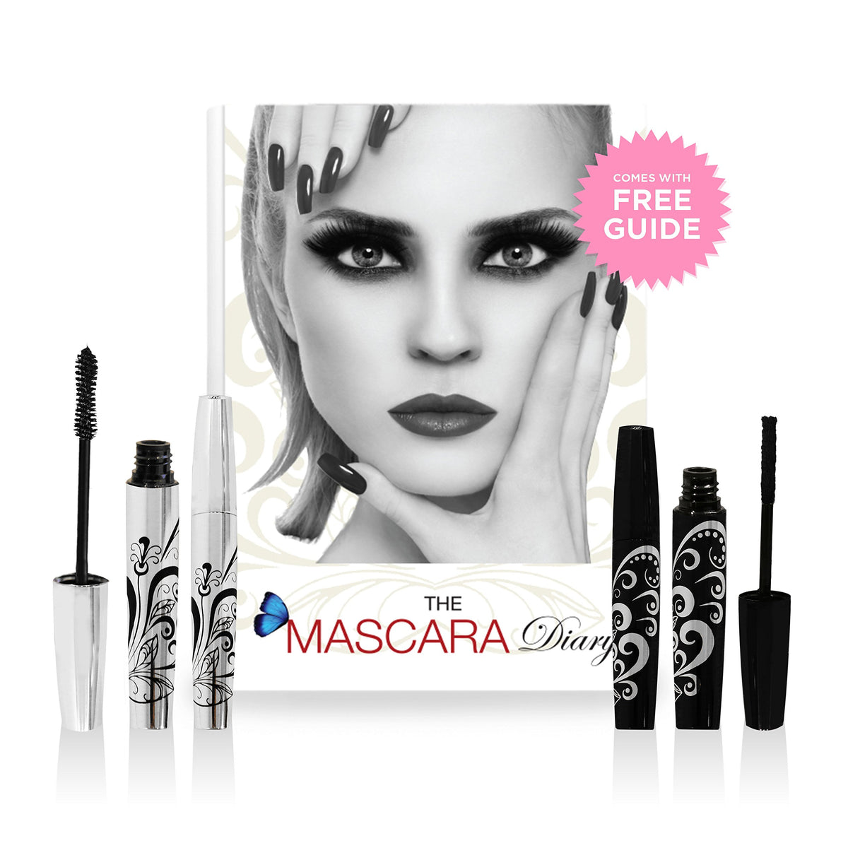 Lagure applying mascara on lashes for visible length and volume