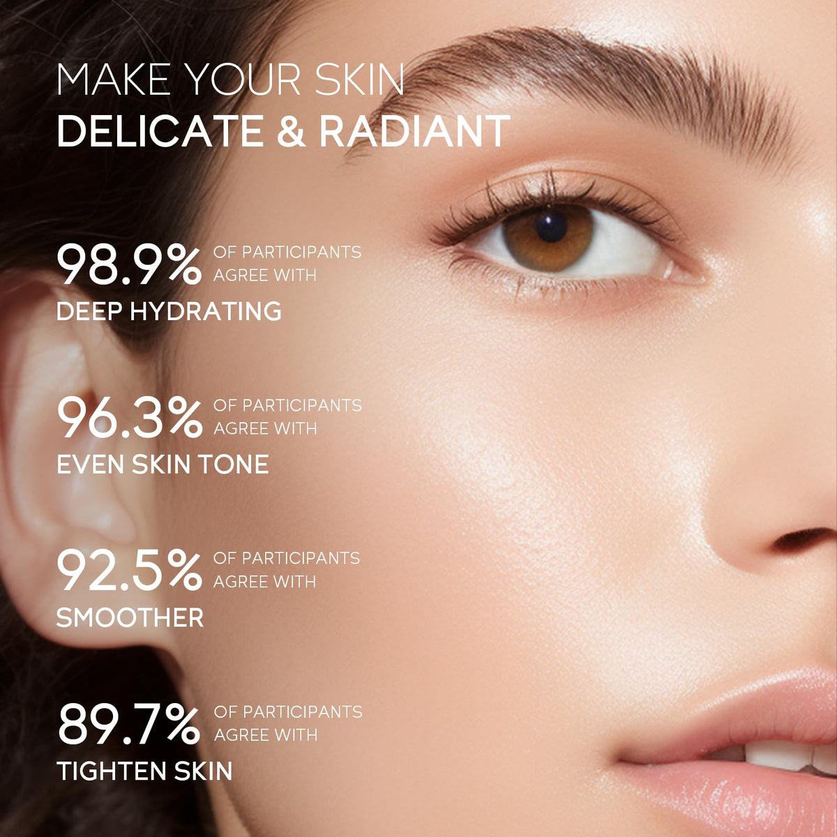 LAIKOU eye cream tube applying precise care to delicate area
