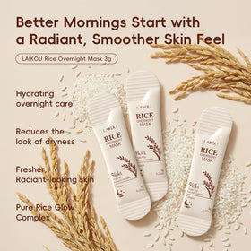 LAIKOU overnight mask open jar showing creamy texture for night hydration