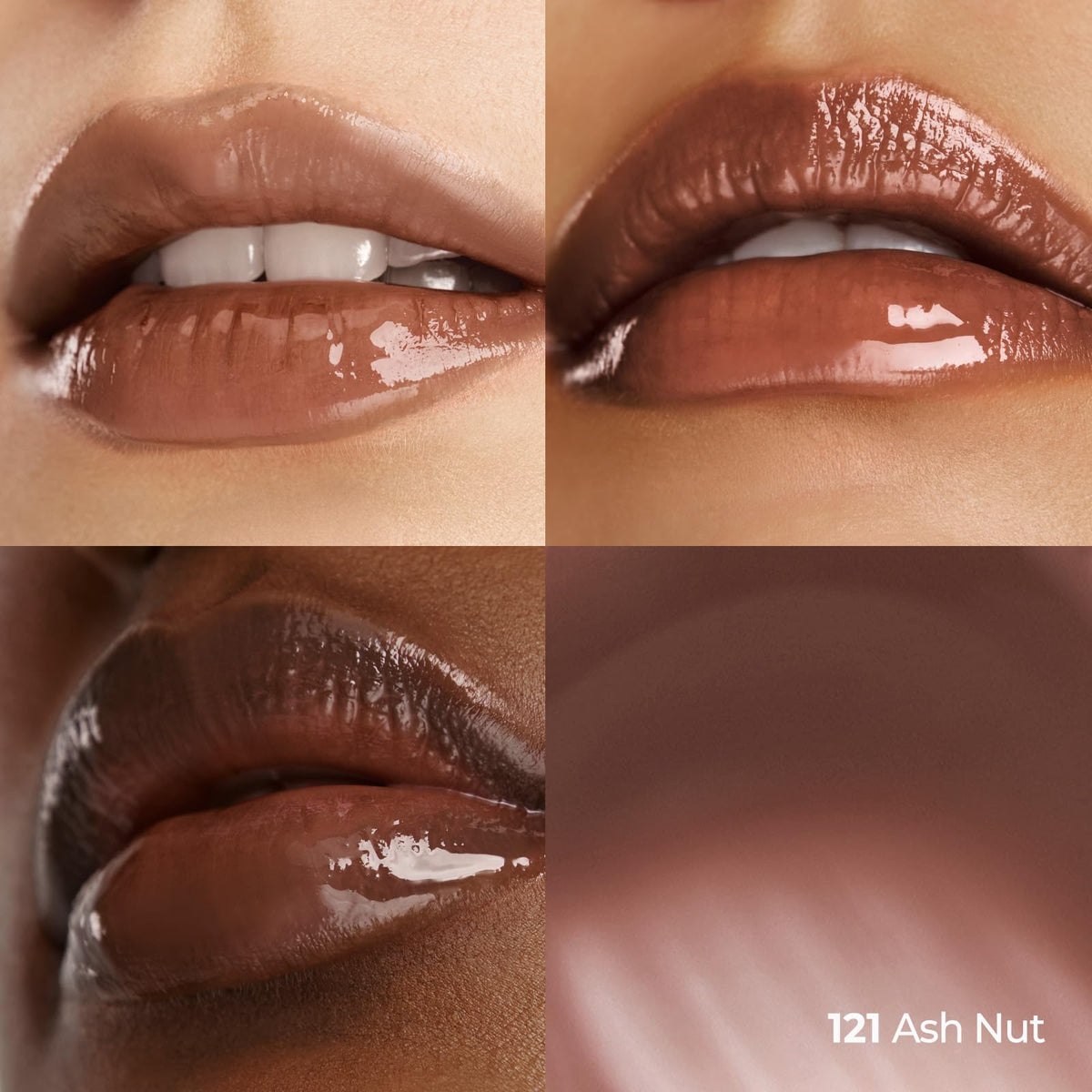 Laka texture swatch on arm revealing glossy, lightweight finish