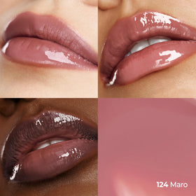 Laka texture swirl showing watery gloss and lightweight hydration benefit