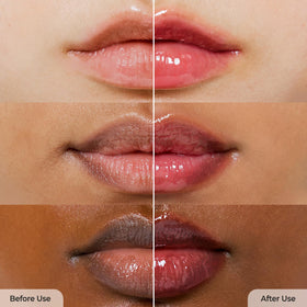 Laka applied on lips of model in Dolly shade delivering vivid color benefit