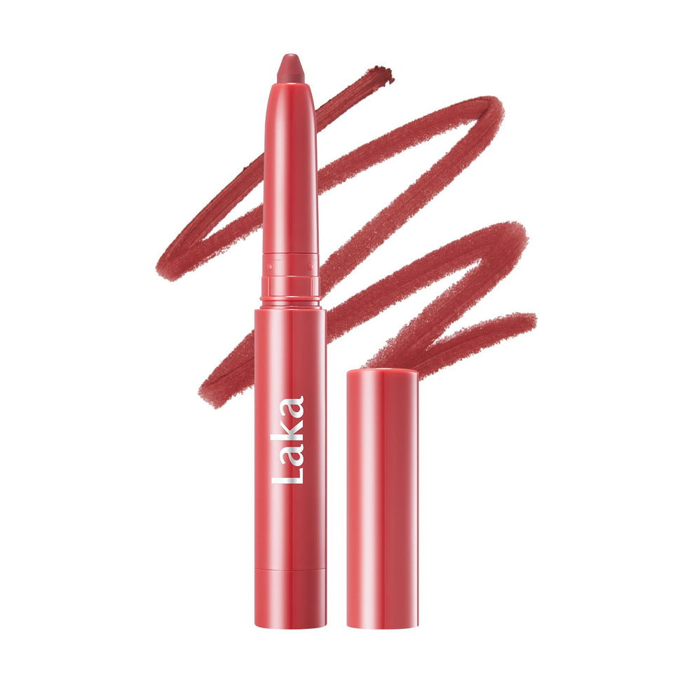 Laka lip liner front packaging showing sleek pencil and shade name