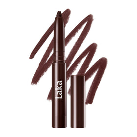 Laka lip liner front view showing slim pencil and color benefit