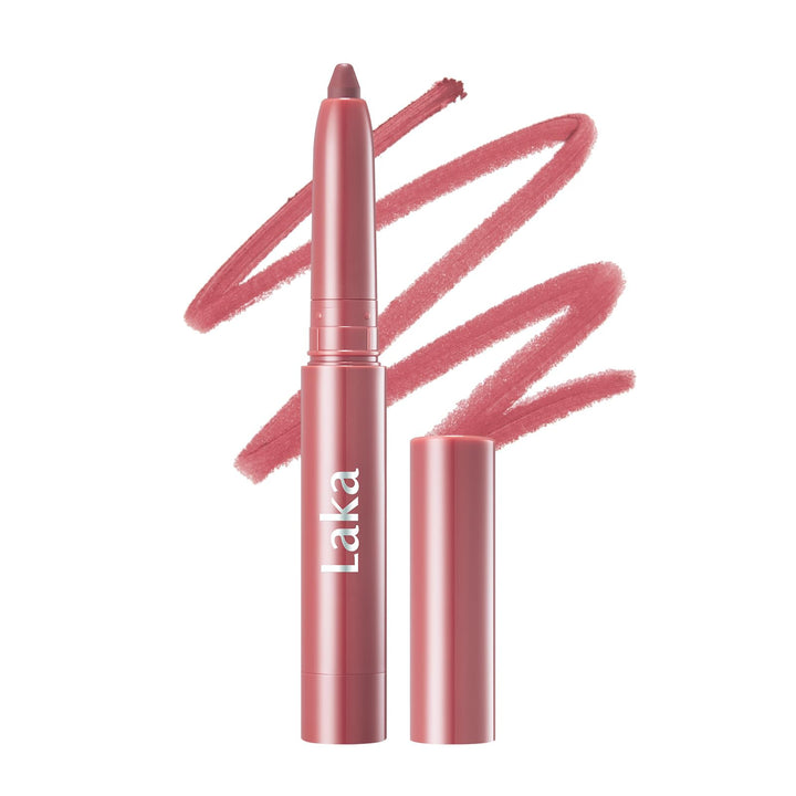 Laka lip liner packaging front showing product and shade for easy selection