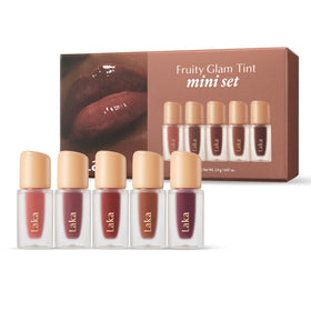 Laka mini set front packaging showing five tubes and branding benefit trial-friendly