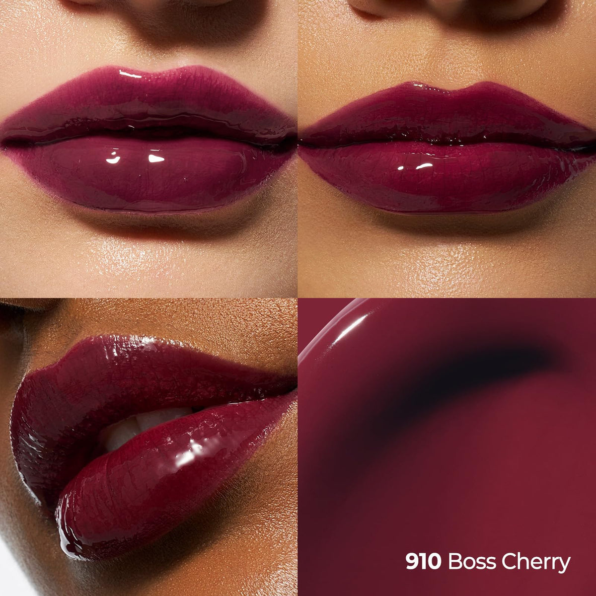 Laka swatches on arm for Boss Cherry showing true color payoff benefit