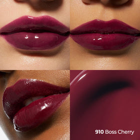 Laka swatches on arm for Boss Cherry showing true color payoff benefit