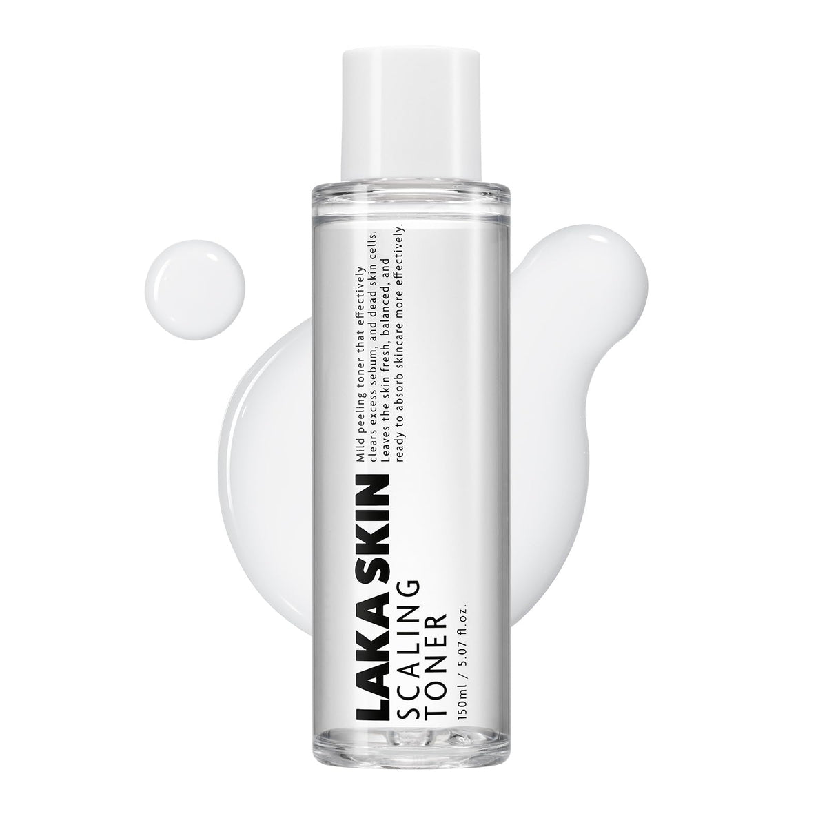 Laka front bottle showing packaging and product name with clear hydrating appeal