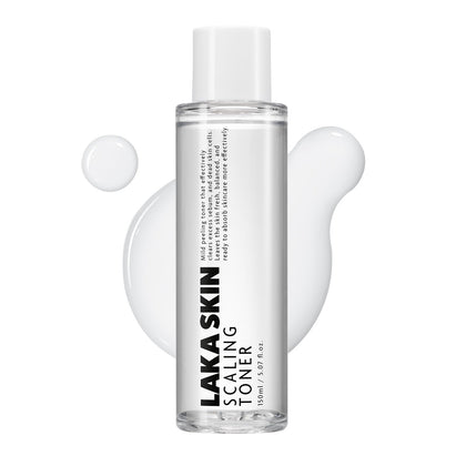 Laka front bottle showing packaging and product name with clear hydrating appeal