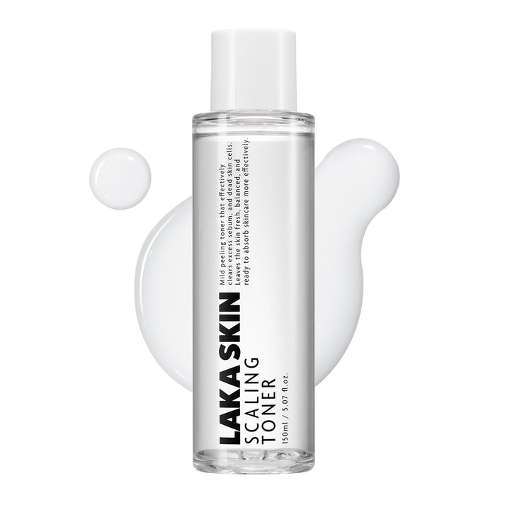 Laka front bottle showing packaging and product name with clear hydrating appeal