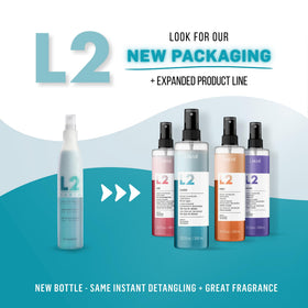 LAKMÉ spray in hand misting hair to detangle and add shine for quick styling benefit