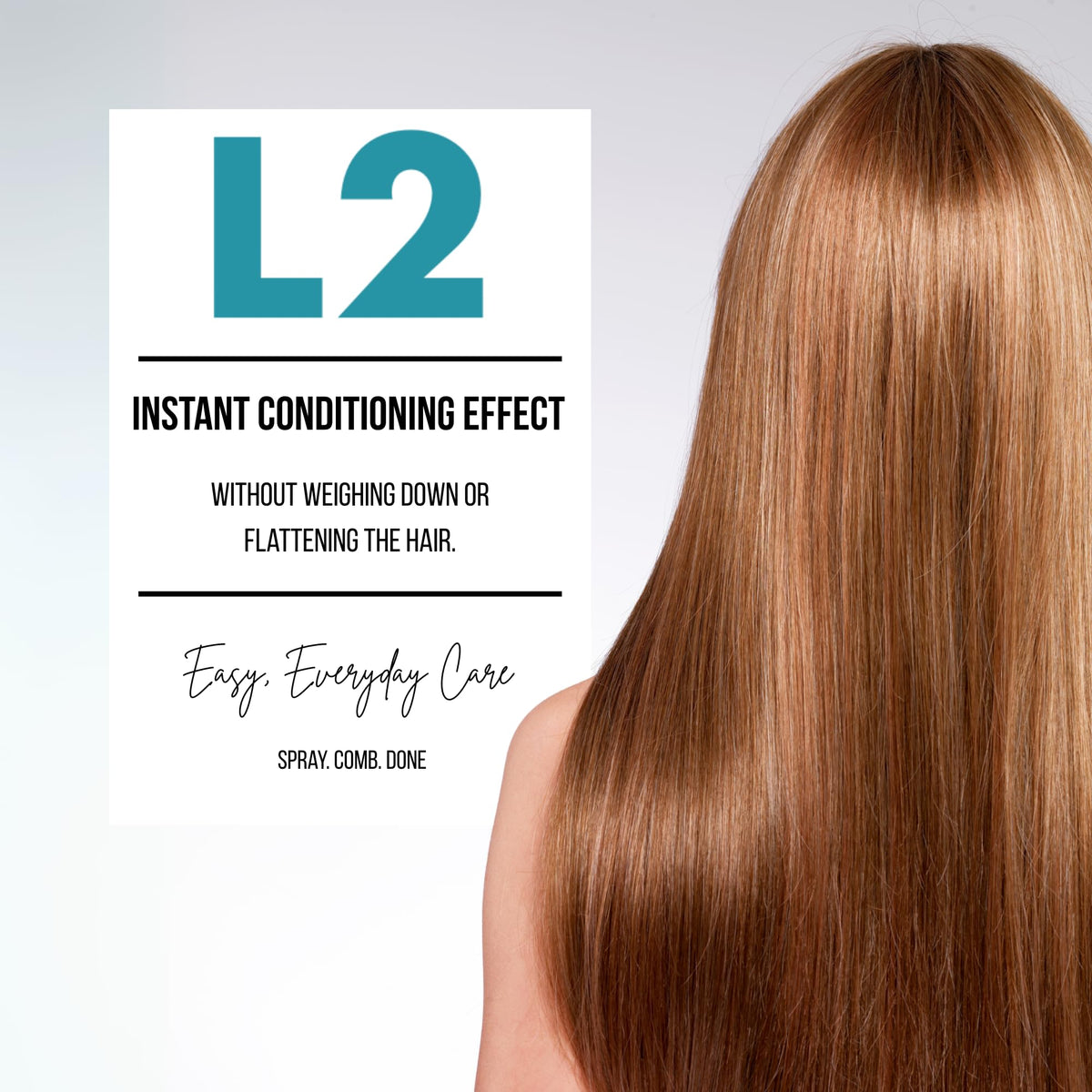 LAKMÉ L2 frizz control comparison before and after demonstrating reduced flyaways
